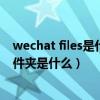 wechat files是什么文件夹可以删除吗（鑵捐娓告垙这个文件夹是什么）