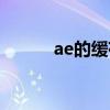 ae的缓存文件（ae缓存文件在）