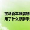 宝马香车雕满路哪首词（宝马雕车香满路 笑语盈盈暗香去 用了什么修辞手法 有什么表达）