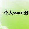 个人swot分析模型范文（swot自我分析）