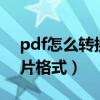 pdf怎么转换成图片jpg（pdf怎么转换成图片格式）