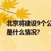 北京将建设9个公园群都在哪儿？什么样？一图抢鲜看 具体是什么情况?