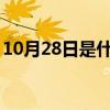 10月28日是什么星座（1月28日是什么星座）