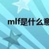 mlf是什么意思啊 英文（mlf是什么意思）