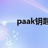 paak钥匙（pacogames白车钥匙）