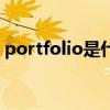 portfolio是什么意思（portfolio什么意思）