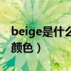 beige是什么颜色是什么意思（beige是什么颜色）