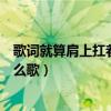 歌词就算肩上扛着山（就算肩上扛着山也要装的很潇洒是什么歌）