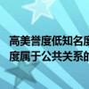 高美誉度低知名度属于公共关系的什么状（高美誉度 低知名度属于公共关系的何种状态）