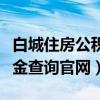 白城住房公积金查询官网首页（白城住房公积金查询官网）