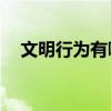 文明行为有哪些50个（文明行为有哪些）