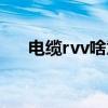 电缆rvv啥意思（rvv电缆是什么意思）