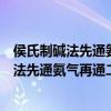 侯氏制碱法先通氨气再通二氧化碳的原因（为什么侯氏制碱法先通氨气再通二氧化碳）