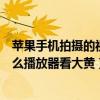 苹果手机拍摄的视频在电脑上用什么播放器（苹果手机用什么播放器看大黄）