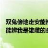 双兔傍地走安能辨我是雄雌的意思修辞手法（双兔傍地走安能辨我是雄雌的意思）