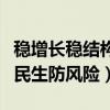 稳增长稳结构促改革（稳增长促改革调结构惠民生防风险）