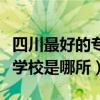 四川最好的专科学校有哪些（四川最好的专科学校是哪所）