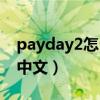 payday2怎么调中文epic（payday2怎么调中文）