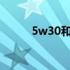 5w30和0w20机油的区别（5w）