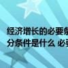 经济增长的必要条件是( )（经济增长的最基本标志是什么 充分条件是什么 必要条件是什么_360）