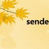 sender翻译成中文（sender）