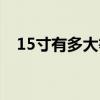 15寸有多大等于多少厘米（15寸有多大）