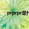 prprpr是什么意思（prprpr是什么梗）