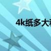 4k纸多大和a4一样大吗（4K纸多大）