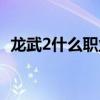 龙武2什么职业好玩（龙武2什么职业厉害）