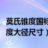 莫氏锥度国标（莫氏锥度标准尺寸表关于内锥度大径尺寸）