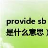 provide sb with sb（provide sb with sth是什么意思）