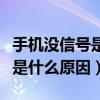 手机没信号是什么原因怎么解决（手机没信号是什么原因）