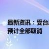 最新资讯：受台风影响 海口美兰机场明日20时起执飞航班预计全部取消