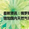 最新资讯：俄罗斯总统普京：俄罗斯天然气工业股份公司将增加国内天然气供应