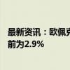 最新资讯：欧佩克月报对2024年全球经济增长预期为3% 此前为2.9%