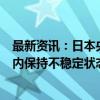 最新资讯：日本央行委员中川顺子：金融市场将在一段时间内保持不稳定状态