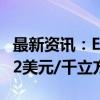 最新资讯：EIA：2024年天然气价格预期为2.2美元/千立方英尺