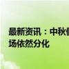 最新资讯：中秋假期7城二手房日均成交量好于去年 新房市场依然分化