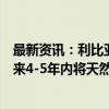 最新资讯：利比亚石油和天然气部长表示：利比亚计划在未来4-5年内将天然气产量翻倍