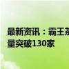 最新资讯：霸王茶姬：接连发力东南亚市场 马来西亚门店数量突破130家