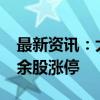 最新资讯：大金融股持续走高 锦龙股份等10余股涨停