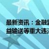 最新资讯：金融监管总局：要严厉整治保险公司隐匿不良利益输送等重大违法、违规行为