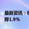 最新资讯：机构：9月中国碳酸锂产量环比下降1.9%