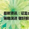 最新资讯：证监会等多部门：密切关注期货新型交易技术和策略演进 做好前瞻性研究和监管政策储备