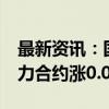 最新资讯：国债期货收盘集体微涨 30年期主力合约涨0.03%