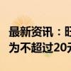 最新资讯：旺能环境：上调回购股份价格上限为不超过20元/股