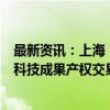 最新资讯：上海：支持上海技术交易所建设国家知识产权和科技成果产权交易机构